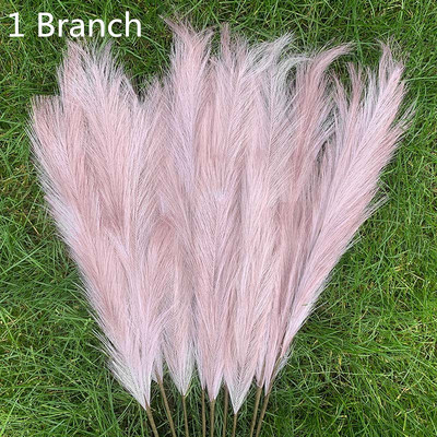 1 gab. 98cm mākslīgās pampas, kaltētas niedres mākslīgie ziedi mājas istabai, vāzes rotājumi, kāzu dzimšanas dienas ballītes dekori viltoti augi