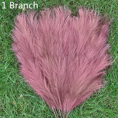 1 gab. 98cm mākslīgās pampas, kaltētas niedres mākslīgie ziedi mājas istabai, vāzes rotājumi, kāzu dzimšanas dienas ballītes dekori viltoti augi