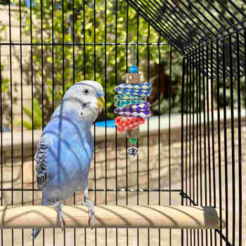 Παπαγάλος Chew Παιχνίδι Πουλιά Κλουβί Αξεσουάρ Κούνια παπαγάλου Κρεμαστά παιχνίδια μασήματος κοκατίλ