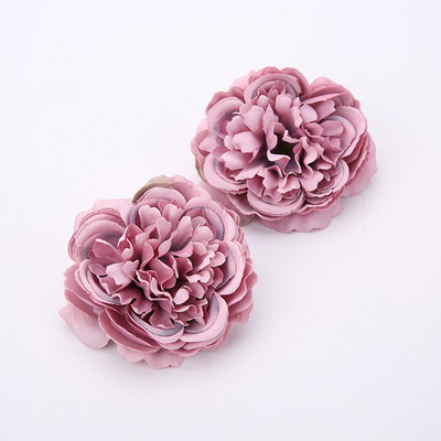 2/5gab 8CM mākslīgie ziedi zīda peonijas ziedu galva kāzu ballītei mājas dekorēšanai DIY ziedu sienas dāvanu kastīte albums Amatniecība