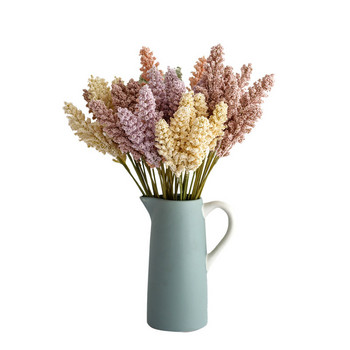 6 τμχ Αφρός μούρο Spike Τεχνητά λουλούδια Λεβάντα Γαμήλια ανθοδέσμη Βάζα Για Διακόσμηση Τραπεζιού Δωματίου σπιτιού Ψεύτικο φυτό