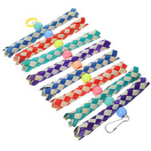 Papagaiļa košļājamā rotaļlieta Barības meklēšana Piekarināma papagailis būris Piederumi Mājputnu kodums Košļāšana Smieklīgi