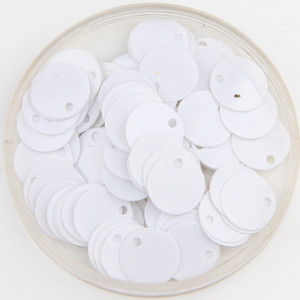 Pailetten 20mm Επίπεδες στρογγυλές παγιέτες PVC Επίπεδες στρογγυλές χαλαρές παγιέτες Πιλέτες ραψίματος χειροτεχνίας DIY Κρεμαστό μενταγιόν γάμου για χειροτεχνίες10g