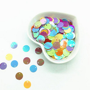 Pailetten 20mm Επίπεδες στρογγυλές παγιέτες PVC Επίπεδες στρογγυλές χαλαρές παγιέτες Πιλέτες ραψίματος χειροτεχνίας DIY Κρεμαστό μενταγιόν γάμου για χειροτεχνίες10g