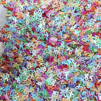 10g Paillettes Rozā lente PVC vaļīgi vizuļi amatniecībai Apģērbu šūšana Dekorācija Konfeti nagu vizulis DIY aksesuārs Lentejuelas