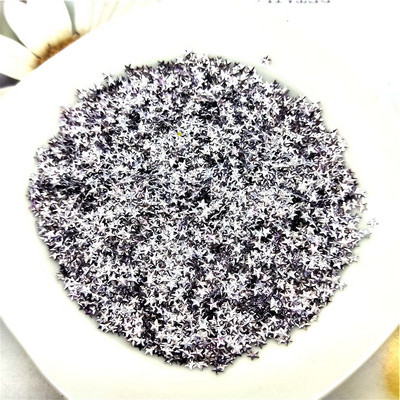 Εξαιρετικά λεπτές παγιέτες PET Star 3mm Laser Glittering 3D Nail Sequin Paillette Eo-Friendly Loose Sequin for Nail Arts Decorations 10g