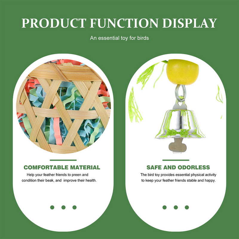 Mīlestības putnu būrīša rotaļlieta Putnu būris karājās rotaļlieta Papagaiļa koduma rotaļlieta Austa papagaiļa karājas rotaļlieta Putnu barības meklēšanas rotaļlieta