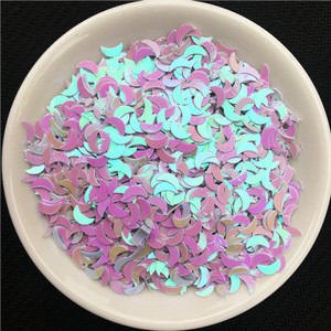 2000gab/partija 2*6mm izliektas mēness vizuļu paletes nagu mākslas manikīram, kāzu dekoru konfeti, slime diy aksesuāri