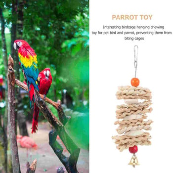 Безопасна играчка за дъвчене на папагал Забавна птица, висяща папагалка, дъвчеща любима клетка, устойчива на ухапване