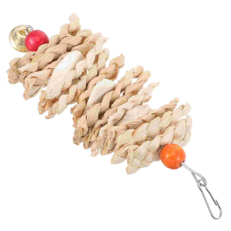 Papagaiļa košļājamās rotaļlietas drošība Smieklīgs putns, piekārts papagailis, mājdzīvnieks, košļājams, pret kodumiem izturīgs būris