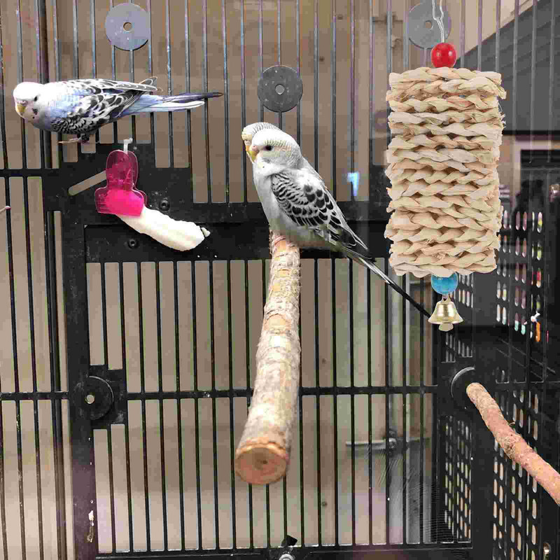 Papagaiļa košļājamās rotaļlietas drošība Smieklīgs putns, piekārts papagailis, mājdzīvnieks, košļājams, pret kodumiem izturīgs būris