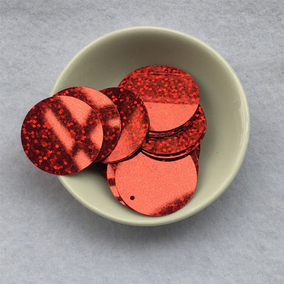 40gab 3cm lieli vizuļi sānu urbšana 30mm pvc apaļa, vaļīga vizulis Šūšanas amatniecība Pašdarbu albums Roku darbs Projekta apģērba aksesuārs