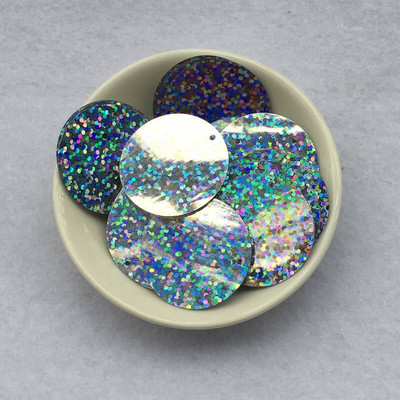 40gab 3cm lieli vizuļi sānu urbšana 30mm pvc apaļa, vaļīga vizulis Šūšanas amatniecība Pašdarbu albums Roku darbs Projekta apģērba aksesuārs