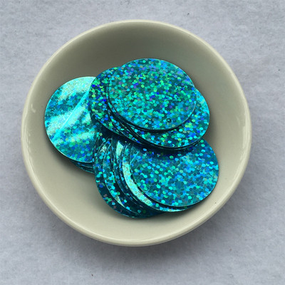 40gab 3cm lieli vizuļi sānu urbšana 30mm pvc apaļa, vaļīga vizulis Šūšanas amatniecība Pašdarbu albums Roku darbs Projekta apģērba aksesuārs