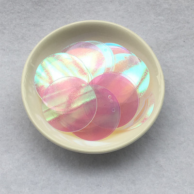 40gab 3cm lieli vizuļi sānu urbšana 30mm pvc apaļa, vaļīga vizulis Šūšanas amatniecība Pašdarbu albums Roku darbs Projekta apģērba aksesuārs