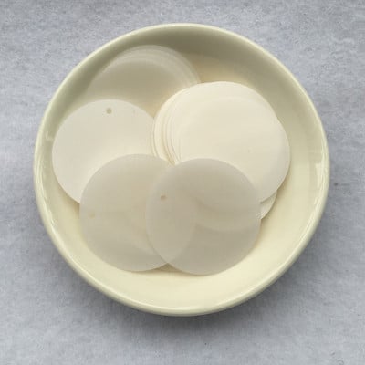 40gab 3cm lieli vizuļi sānu urbšana 30mm pvc apaļa, vaļīga vizulis Šūšanas amatniecība Pašdarbu albums Roku darbs Projekta apģērba aksesuārs