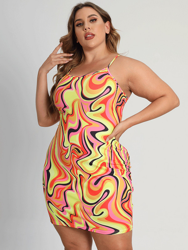 2022 Casual Street For Summer Γυναικεία Σέξι Γυναικεία Φορέματα Γυναικεία Ρούχα Γυναικεία Ρούχα Μόδας με στάμπα με λουράκι