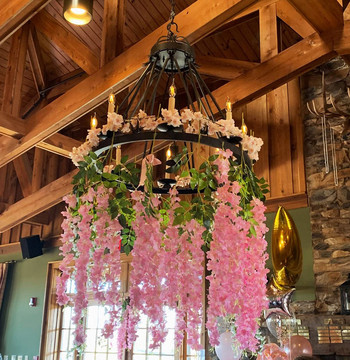 Wisteria Artificial Flower Vines Γαμήλια Διακόσμηση Σπιτιού Προμήθειες Silk Ivy Rattan για σκηνικό διακόσμηση τοίχου ψεύτικα λουλούδια