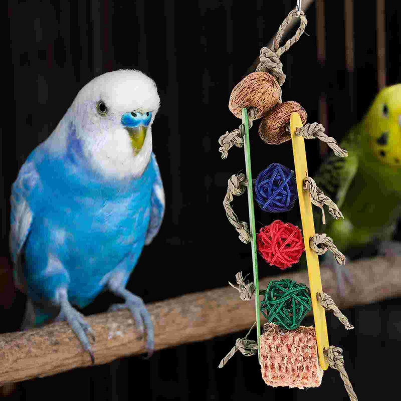 Kodienu iesmi Papagailis Karamais Košļājamā Mājdzīvnieku Aksesuāri Putnu Kodieniem Izturīgi Mājdzīvnieku Piederumi Būris Mājdzīvnieku Piederumi Koksne