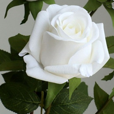 Luksusa Real touch Rose Branch Mākslīgie ziedi viesistabai Dekoratīvie flores Mākslīgie Mājas Dekorācijas Rožu Artificielle