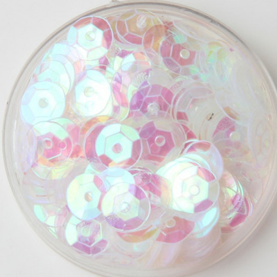 12 mm pusglāzei ar kausu izvilkti sequins, vaļīgi sequins.