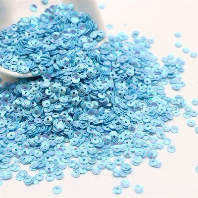 10 g apaļas kausu sequins PVC apaļas, ieliektas krāsas lielapjoma vizuļi 4 mm 5 mm plats, piemērots kāzu amatniecības šūšanai, sieviešu aksesuāri