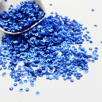 10 g apaļas kausu sequins PVC apaļas, ieliektas krāsas lielapjoma vizuļi 4 mm 5 mm plats, piemērots kāzu amatniecības šūšanai, sieviešu aksesuāri