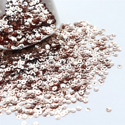 10 g apaļas kausu sequins PVC apaļas, ieliektas krāsas lielapjoma vizuļi 4 mm 5 mm plats, piemērots kāzu amatniecības šūšanai, sieviešu aksesuāri