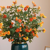 Jaunas skaistas mazas rozes mākslīgā zīda ziedu kāzas DIY albums flores mākslīgie rudens mājas dekori