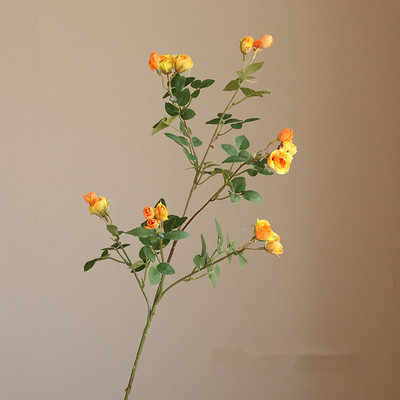 Jaunas skaistas mazas rozes mākslīgā zīda ziedu kāzas DIY albums flores mākslīgie rudens mājas dekori