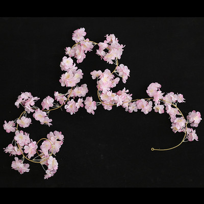 180 CM zīda sakuras ziedi, vīnogulāji, piekaramie mākslīgie ķiršu ziedu vainagi kāzu arkas ballītei, mājas sienas dekorēšana, DIY