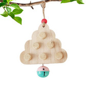 Kakadu Rotaļlietas Putnu Koka Dēļa Būris Piederumi Putnu Košļājamās Rotaļlietas Ar Zvanu Mīlestības Putniem Papagaiļi Kakati Papagailes Konures