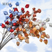 21 galva, 100 cm laterna, ziedu zars, kāzu zāle, griesti, putuplasta, augļu, ziedu kompozīcija, Ziemassvētku DIY mājas viltus banketu dekors