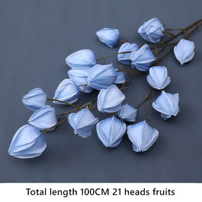 21 galva, 100 cm laterna, ziedu zars, kāzu zāle, griesti, putuplasta, augļu, ziedu kompozīcija, Ziemassvētku DIY mājas viltus banketu dekors