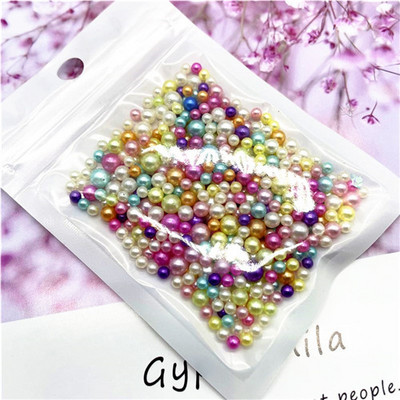 Vairāku izmēru fliteru maisījums, krāsaina pērle, 3-13 mm, sirds gliemežvāku formas vizuļi.