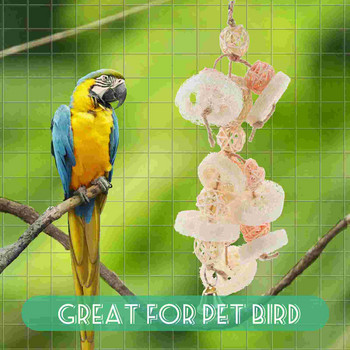 Влак Играчка за клетка за птици Търсене на храна Висящ папагал Баланс Дъвчене Дървени играчки за папагал Раздробяване