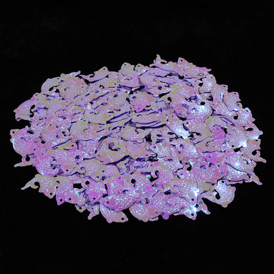 10g 25mm PVC sequin Krāsains Zivs formas Brīvi sequins Amatniecībai Pailletes Soma Apģērbu Šūšanas Piederumi DIY Glitter Confetti