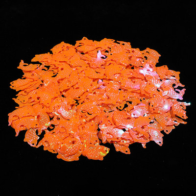 10g 25mm PVC sequin Krāsains Zivs formas Brīvi sequins Amatniecībai Pailletes Soma Apģērbu Šūšanas Piederumi DIY Glitter Confetti
