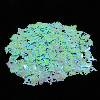10g 25mm PVC sequin Krāsains Zivs formas Brīvi sequins Amatniecībai Pailletes Soma Apģērbu Šūšanas Piederumi DIY Glitter Confetti
