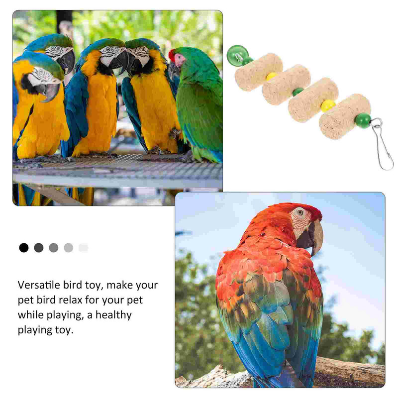 Accesorii Cușcă pentru păsări Leagăn Tren Jucării Amuzant Papagal Mestecat Mestecat Agățat Jucărie Echilibru Tocare Mușcătură