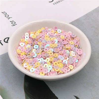1000Gb/5g/Pack 4mm AB Krāsas Saskaņot PVC Sequins Amatniecībai Pailletes Šūšanas Dekorācijas DIY Piederums Lentejuelas Para Coser