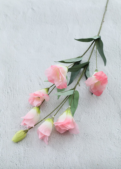 7 galviņas Eustoma Lisianthus zīda mākslīgie ziedi dekorēšanai mājas kāzām Viltus ziedu vidusdaļas galdiem Bezmaksas piegāde