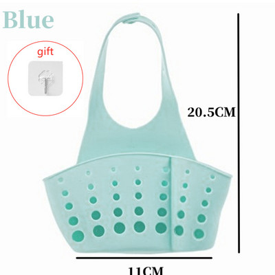 Virtuves glabāšanas notekas groza ziepju sūkļa turētājs Virtuves izlietnes turētājs Regulējams sūklis plaukts Piekarināms notekas grozs Virtuves instrumenti