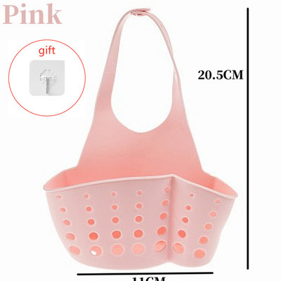 Virtuves glabāšanas notekas groza ziepju sūkļa turētājs Virtuves izlietnes turētājs Regulējams sūklis plaukts Piekarināms notekas grozs Virtuves instrumenti