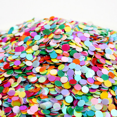 1mm2mm3mm4mm kerek gyöngy köröm köröm flitter kristály iszap dekoráció kézzel készített barkács flitter ballon anyagú töltelék