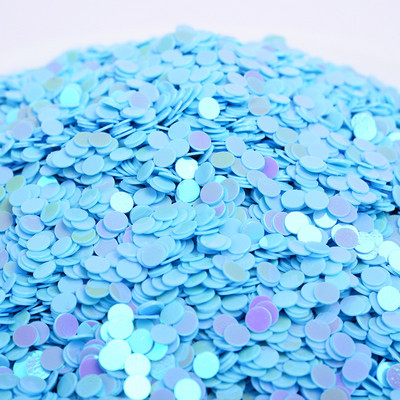 1mm2mm3mm4mm kerek gyöngy köröm köröm flitter kristály iszap dekoráció kézzel készített barkács flitter ballon anyagú töltelék