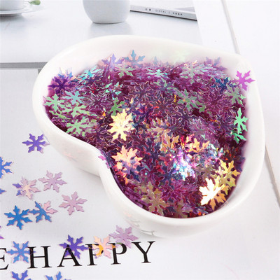 9 mm sniegpārsliņu vizuļi nagi skaistums DIY vizuļi ar rokām darināti materiāli kristāla māla krelles kāzu ballīte vizuļu mešana