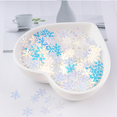 9 mm sniegpārsliņu vizuļi nagi skaistums DIY vizuļi ar rokām darināti materiāli kristāla māla krelles kāzu ballīte vizuļu mešana