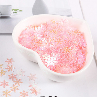 9 mm sniegpārsliņu vizuļi nagi skaistums DIY vizuļi ar rokām darināti materiāli kristāla māla krelles kāzu ballīte vizuļu mešana