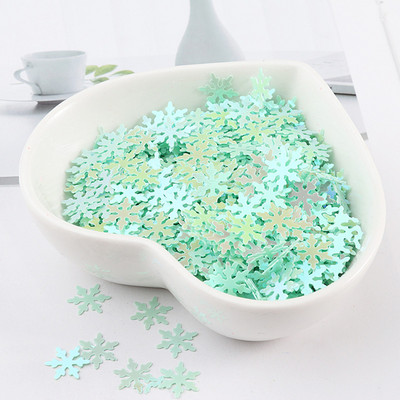 9 mm sniegpārsliņu vizuļi nagi skaistums DIY vizuļi ar rokām darināti materiāli kristāla māla krelles kāzu ballīte vizuļu mešana